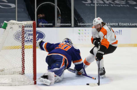 Ilya Sorokin #30 of the New York Islanders. (Photo by Al Bello/Getty Images)