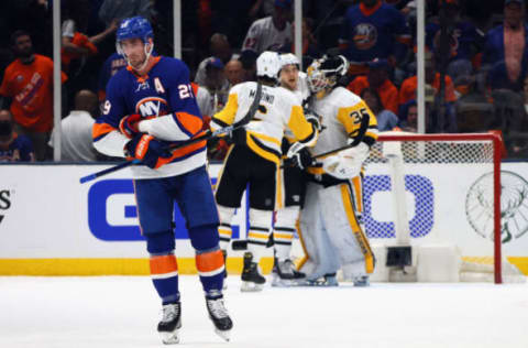 Brock Nelson #29 of the New York Islanders. (Photo by Bruce Bennett/Getty Images)