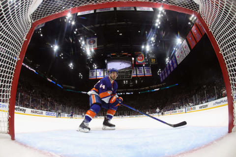 Jean-Gabriel Pageau #44 of the New York Islanders. (Photo by Bruce Bennett/Getty Images)