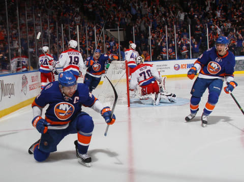 John Tavares #91 of the New York Islanders (Photo by Bruce Bennett/Getty Images)