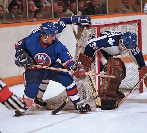 Bryan Trottier #19 of the New York Islanders (Photo by Graig Abel Collection/Getty Images)