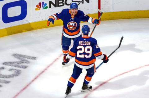 Anthony Beauvillier #18 of the New York Islanders. (Photo by Bruce Bennett/Getty Images)