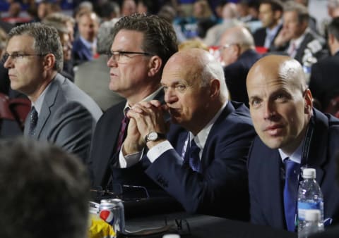 Lou Lamoriello of the New York Islanders (Photo by Bruce Bennett/Getty Images)