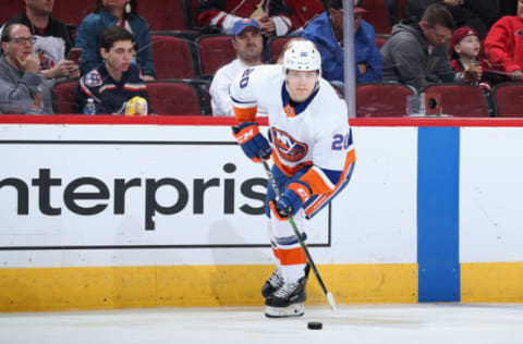 Kieffer Bellows #20 of the New York Islanders (Photo by Christian Petersen/Getty Images)