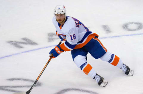 New York Islanders forward Anthony Beauvillier (18). Mandatory Credit: John E. Sokolowski-USA TODAY Sports