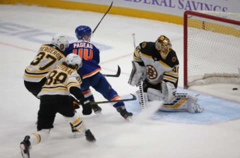 Jean-Gabriel Pageau (44) of the New York Islanders. Mandatory Credit: Brad Penner-USA TODAY Sports