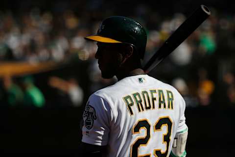 Jurickson Profar #23 of the Oakland Athletics. (Photo by Stephen Lam/Getty Images)