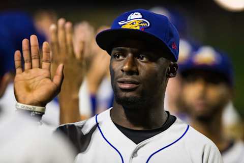 Taylor Trammell of the San Diego Padres. (Photo by John E. Moore III/Getty Images)