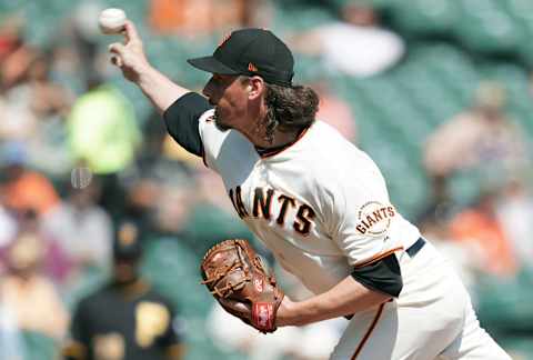 Jeff Samardzija #29 of the San Francisco Giants. (Photo by Thearon W. Henderson/Getty Images)