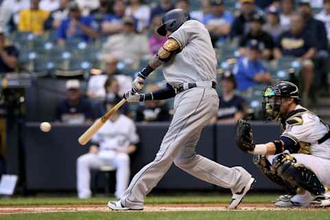 Manny Machado #13 of the San Diego Padres. (Photo by Dylan Buell/Getty Images)