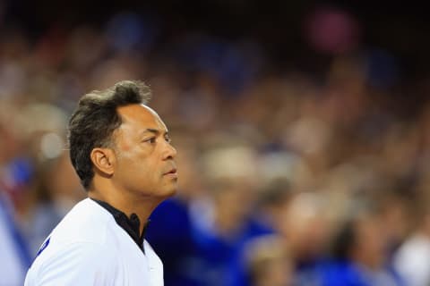 TORONTO, ON – OCTOBER 04: Former Major League Baseball player Roberto Alomar looks on prior to the American League Wild Card game between the Toronto Blue Jays and the Baltimore Orioles at Rogers Centre on October 4, 2016 in Toronto, Canada. (Photo by Vaughn Ridley/Getty Images)