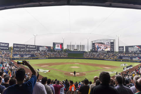 MONTERREY, MEXICO – MAY 05: General view of the Estadio de Beisbol Monterrey prior the MLB game between the San Diego Padres and the Los Angeles Dodgers at Estadio de Beisbol Monterrey on May 5, 2018 in Monterrey, Mexico. Padres defeated the Dodgers 7-4.(Photo by Azael Rodriguez/Getty Images)