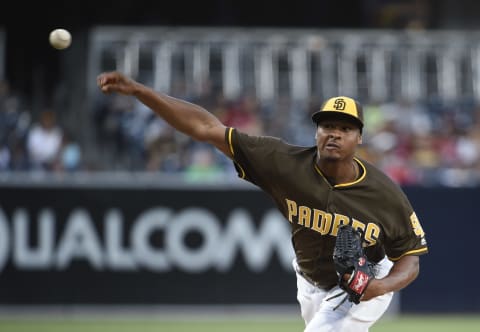 SAN DIEGO, CA – AUGUST 18: Luis Perdomo