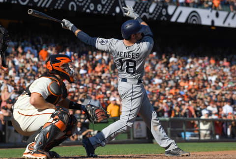 SAN FRANCISCO, CA – SEPTEMBER 30: Austin Hedges