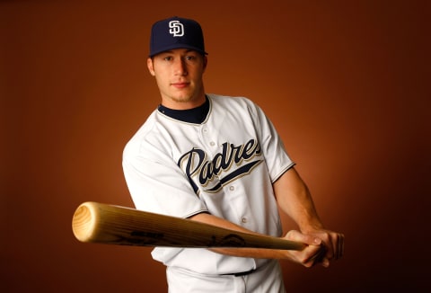 PEORIA, AZ – FEBRUARY 22: Matt Antonelli #62 of the San Diego Padres poses for a portrait during spring training on February 22, 2008 at the Peoria Sports Complex in Peoria, Arizona. (Photo by Jamie Squire/Getty Images)