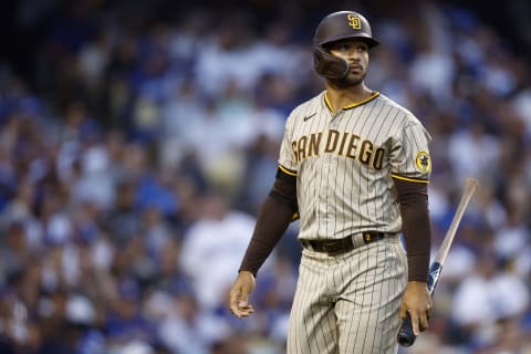 Trent Grisham #2 of the San Diego Padres (Photo by Ronald Martinez/Getty Images)