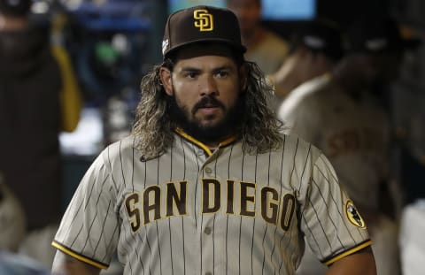 Jorge Alfaro #38 of the San Diego Padres (Photo by Jim McIsaac/Getty Images)