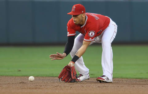 Andrelton Simmons, the Los Angeles Angels (Photo by John McCoy/Getty Images)