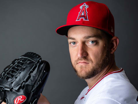 Matt Andriese, Los Angeles Angels, (Photo by Jennifer Stewart/Getty Images)