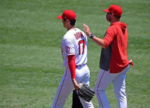 Shohei Ohtani, Mickey Calaway, Los Angeles Angels (Photo by Jayne Kamin-Oncea/Getty Images)