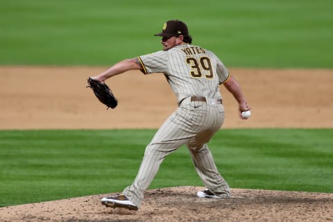 Kirby Yates (Photo by Matthew Stockman/Getty Images)