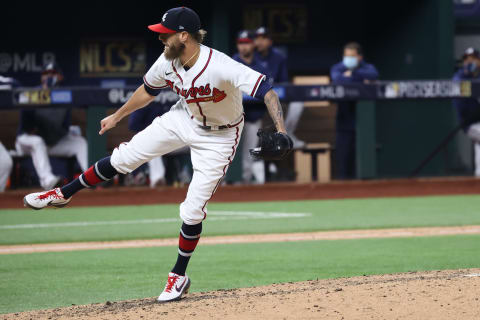 Shane Greene, Los Angeles Angels (Photo by Ronald Martinez/Getty Images)