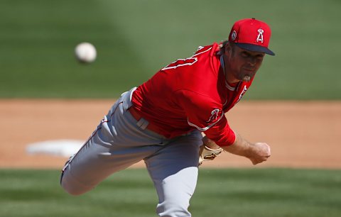 Ty Buttrey, Los Angeles Angels (Photo by Ralph Freso/Getty Images)