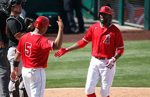 Dexter Fowler, Los Angeles Angels (Photo by Ralph Freso/Getty Images)