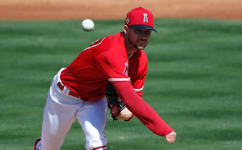 Griffin Canning, Los Angeles Angels (Photo by Ralph Freso/Getty Images)