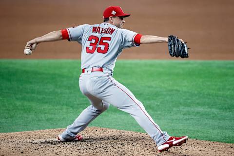 Tony Watson, Los Angeles Angels (Photo by Tom Pennington/Getty Images)