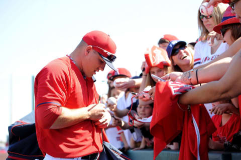 Mike Trout, LA Angels (Photo by Norm Hall/Getty Images)