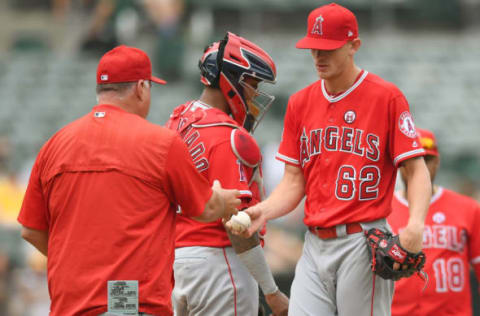 OAKLAND, CA – SEPTEMBER 04: Manager Mike Scioscia