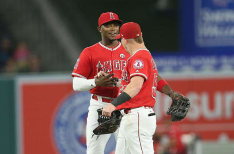 ANAHEIM, CA – SEPTEMBER 16: Left fielder Justin Upton