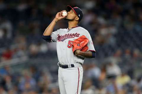 NEW YORK, NY – SEPTEMBER 18: Ervin Santana