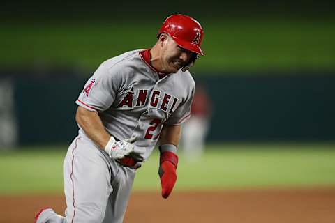 ARLINGTON, TX – APRIL 10: Mike Trout