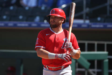 Jose Rojas, Los Angeles Angels (Photo by Abbie Parr/Getty Images)