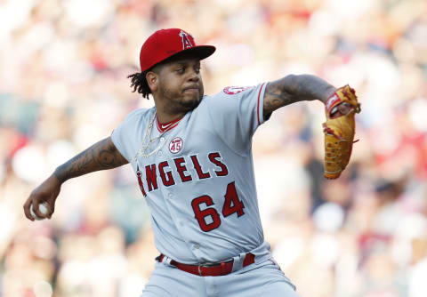 Felix Pena, Los Angeles Angels (Photo by David Maxwell/Getty Images)