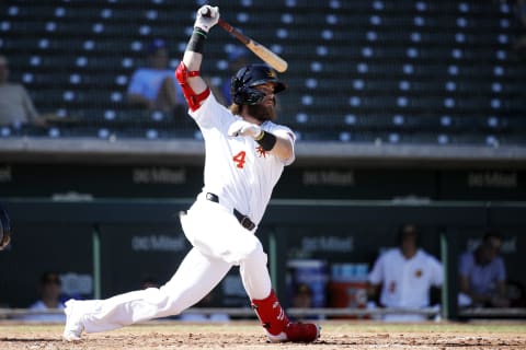 Brandon Marsh, Los Angeles Angels (Photo by Joe Robbins/Getty Images)