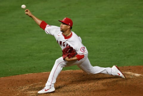 Hansel Robles, Los Angeles Angels (Photo by Jayne Kamin-Oncea/Getty Images)