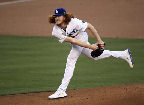 Dustin May, Los Angeles Dodgers (Photo by Kevork Djansezian/Getty Images)