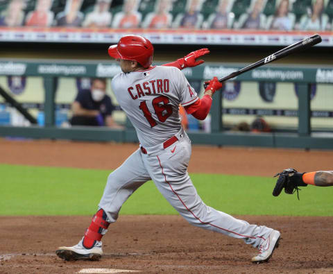 Jason Castro, Los Angeles Angels (Photo by Bob Levey/Getty Images)