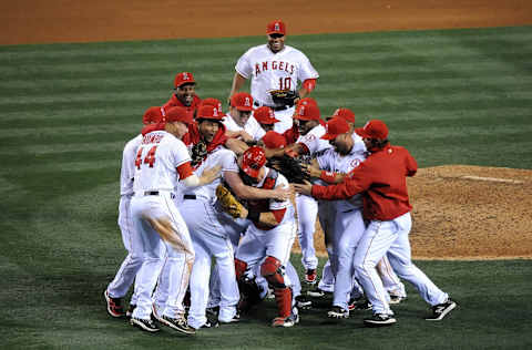 Jered Weaver, Los Angeles Angels (Photo by Lisa Blumenfeld/Getty Images)