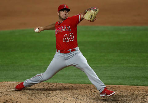 Jacob Barnes, Los Angeles Angels (Photo by Ronald Martinez/Getty Images)