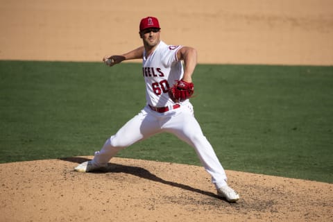 Los Angeles Angels, Mike Mayers Mandatory Credit: Angels Baseball/Pool Photo via USA TODAY Network