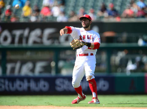 David Fletcher, LA Angels. Mandatory Credit: Gary A. Vasquez-USA TODAY Sports