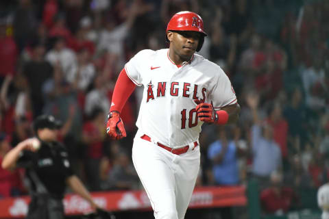 Justin Upton, LA Angels. Mandatory Credit: Richard Mackson-USA TODAY Sports