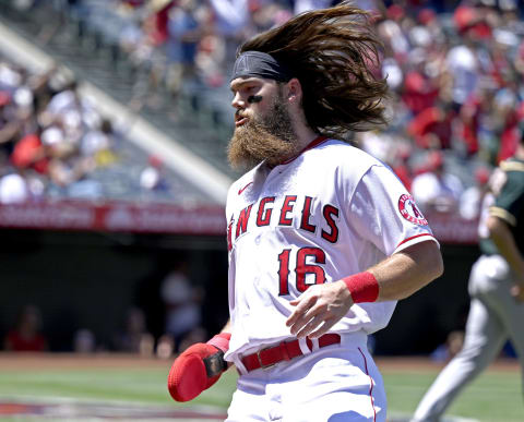 Brandon Marsh, LA Angels. Mandatory Credit: Jayne Kamin-Oncea-USA TODAY Sports