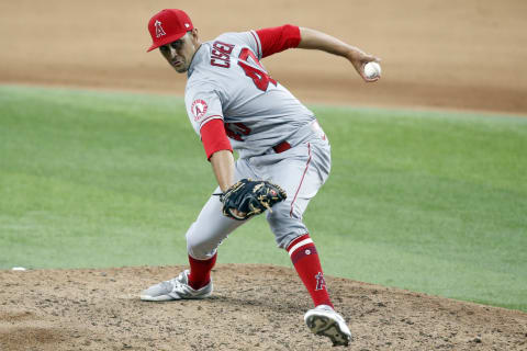 Steve Cishek, LA Angels. Mandatory Credit: Tim Heitman-USA TODAY Sports