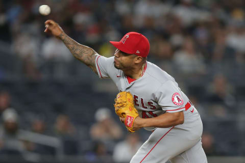 Junior Guerra, LA Angels. Mandatory Credit: Brad Penner-USA TODAY Sports