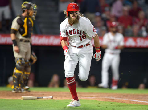 Brandon Marsh, LA Angels. Mandatory Credit: Jayne Kamin-Oncea-USA TODAY Sports